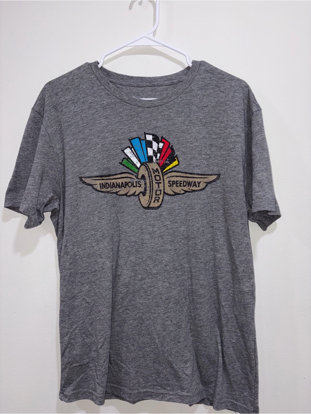 Indianapolis Speedway Gray Graphic Kids T-Shirt